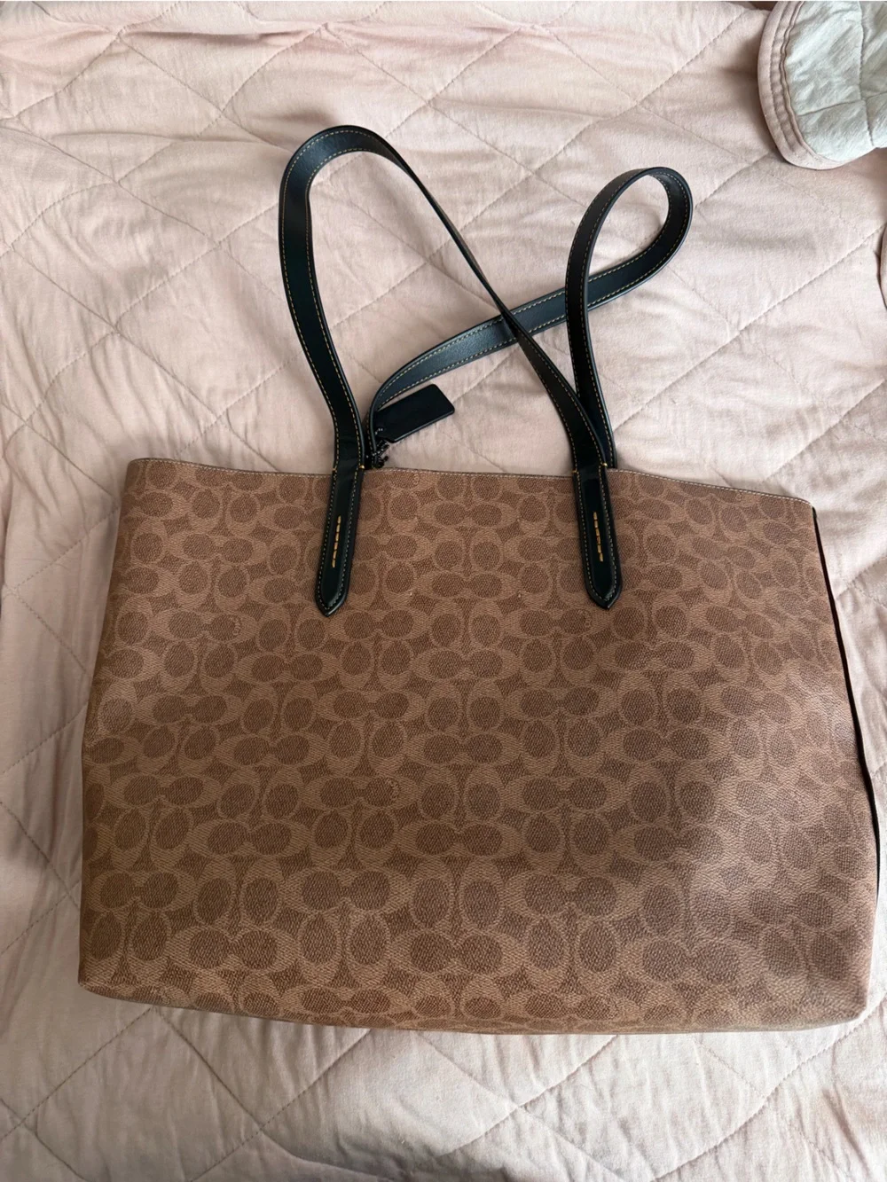Coach carry front open